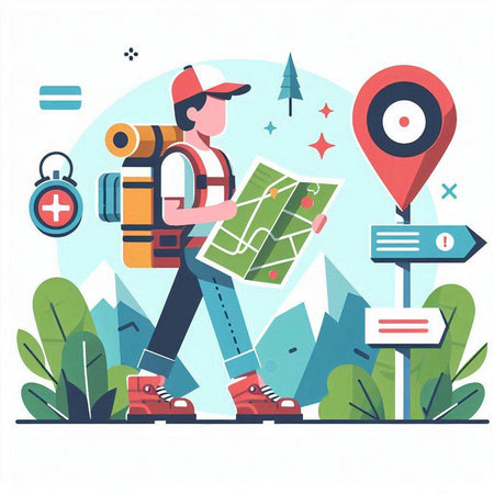 日帰り・一泊の時間割例